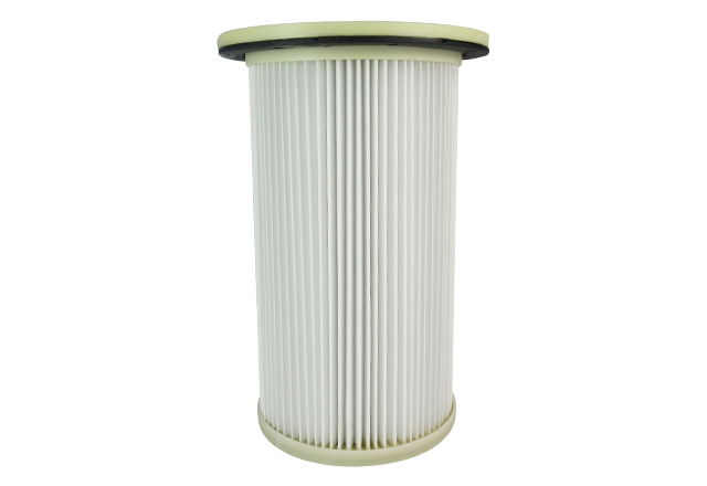 Flame retardant antistatic polyester cloth air filter cartridge
